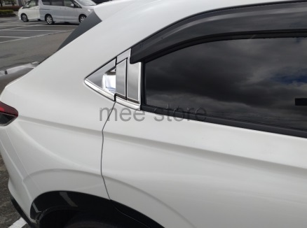 ホンダ ヴェゼル RV系 3/4/5/6型 リア ドアハンドル ドアカバー ドアプロテクター ドアバイザー装着車用 メッキ 鏡面 ガーニッシュ VEZEL_画像8