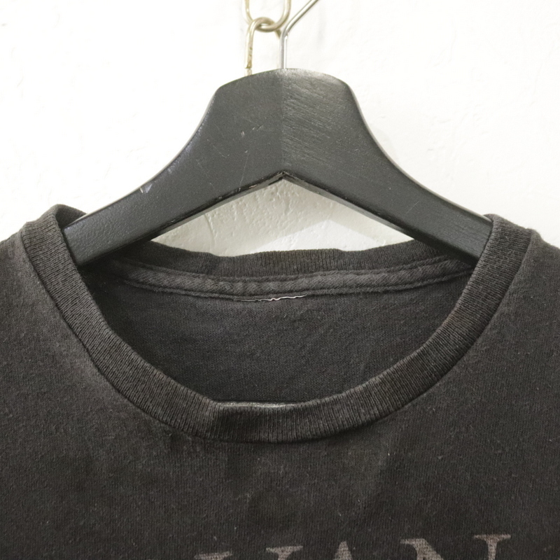 U528 2000年代制 半袖プリントTシャツ■00s 約Mサイズぐらい NIRVANA 黒 ブラック アメカジ ストリート 古著 激安 希少 古著御 90s 80s