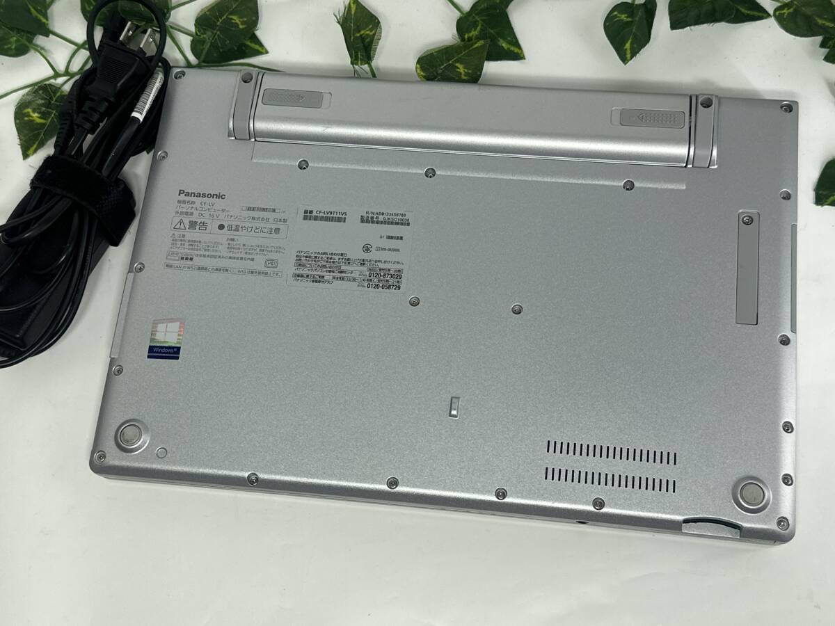 【高性能 i7/ストレージ512GB！】Panasonic Let's note CF-LV9[Core i7 10810U 1.1GHz/RAM:16GB/SSD:512GB/14インチ]Win 11 office 動作品