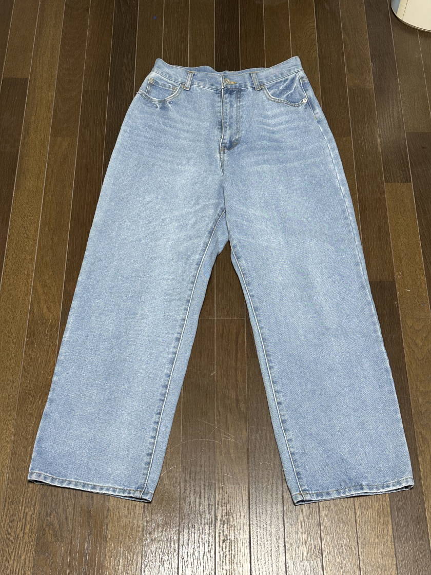 GRL グレイル　デニムパンツ 　L ブルー レディース_画像1