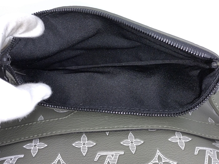 LOUIS VUITTON トリオメッセンジャー ショルダーバッグ モノグラム シャドウ オリーブ グリーン M12490_画像7