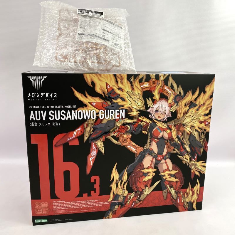 《未開封》コトブキヤ メガミデバイス 1/1 皇巫 スサノヲ 紅蓮 特典パーツ付き《フィギュア?山城店》◆Z288