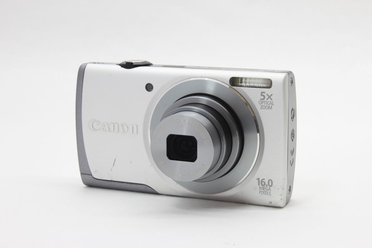 動作良品】キャノン Canon PowerShot A3500 IS シルバー 動作