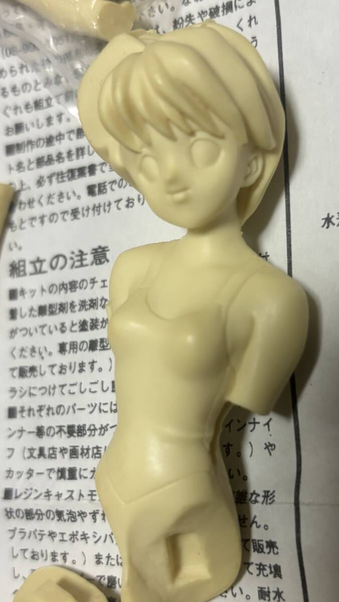 海洋堂　1/8　虹野沙?！∷攻讠伐悭搿?種2個セット　ガレージキット　ガレキ　香川雅彥　箱なし箱ダメージ