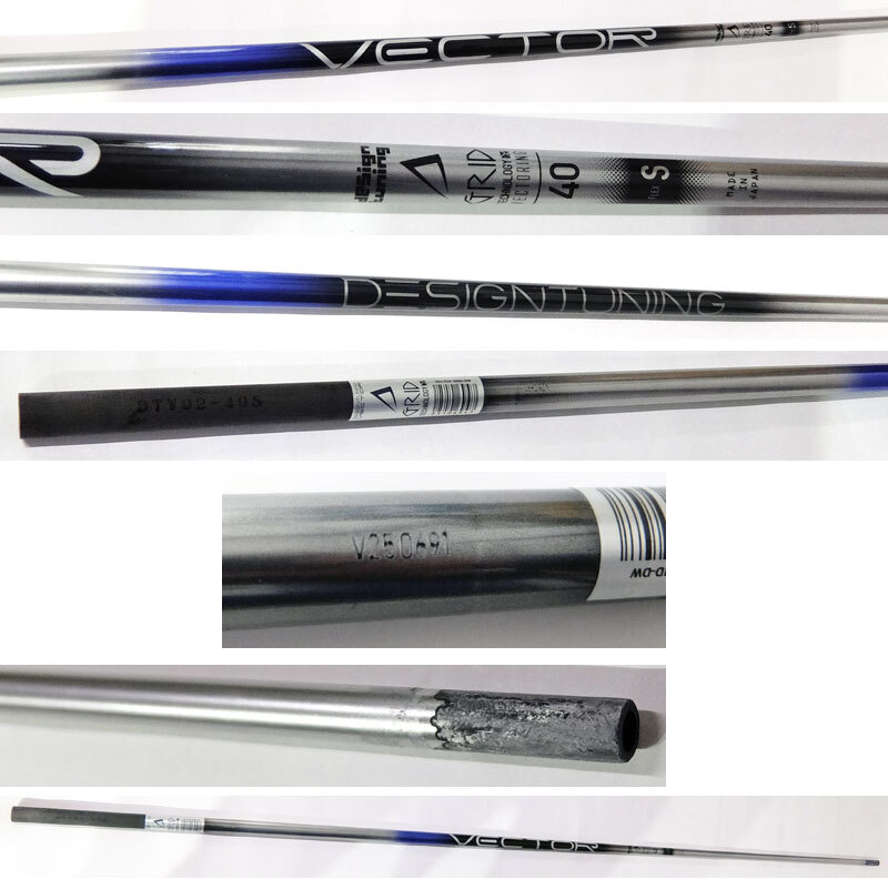 ほぼ未使用 デザインチューニング ベクター グリッド 40S テーラーメイド用 ほぼ未使用 デザインチューニング ベクター グリッド 40S