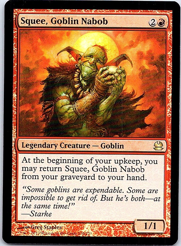 FOIL/go Brin. futoshi .ski-/Squee, Goblin Nabob/ современный тормозные колодки z/ английская версия /MTG1 листов [FC]
