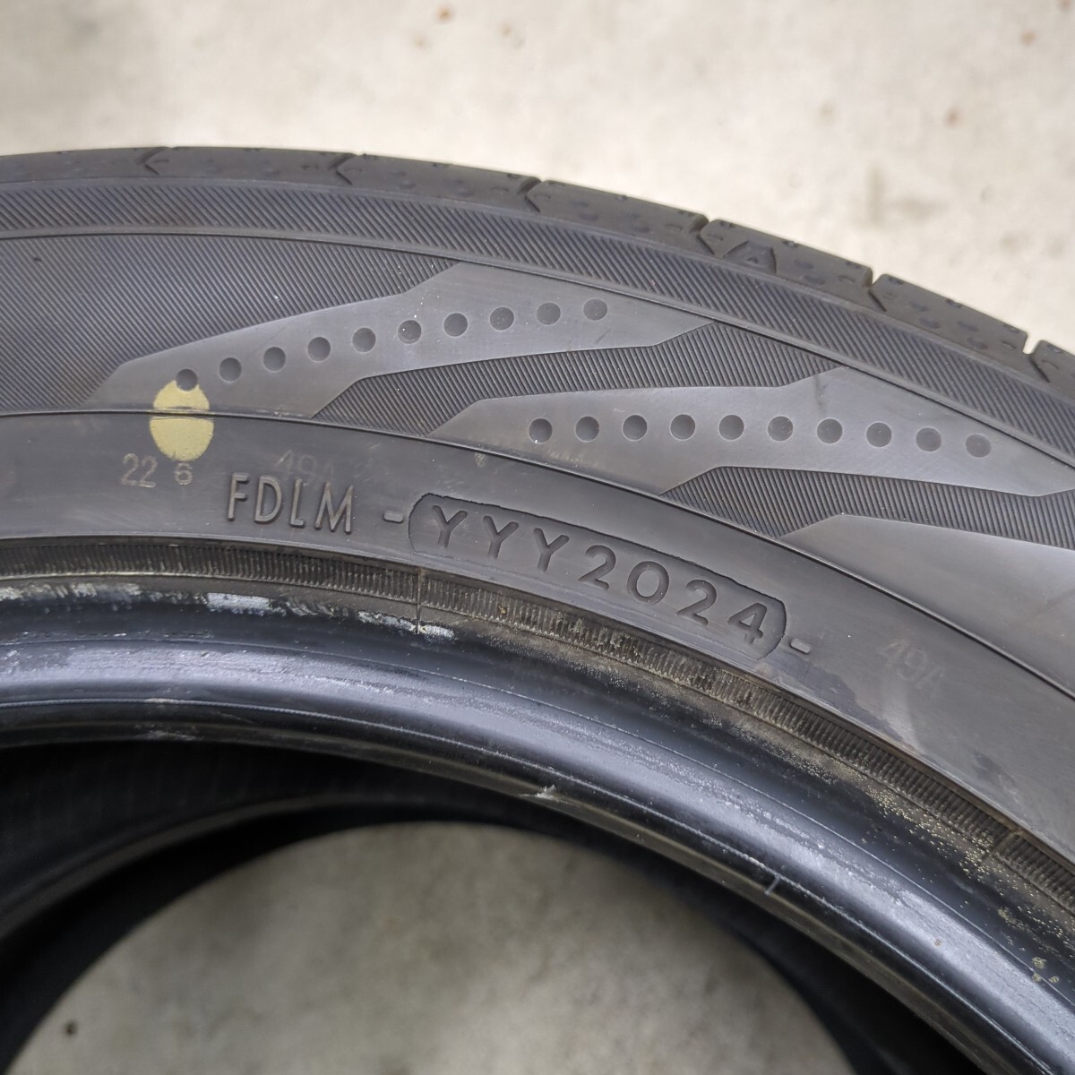 165☆4本 2024年製 約8.5分山 215/55R17 ヨコハマ ブルーアース RV03 _画像2