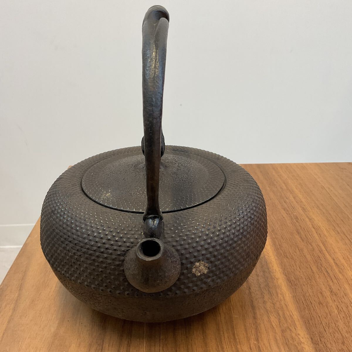 茶道具 煎茶 時代 文福茶釜 分福茶釜 鉄釜 （Z）