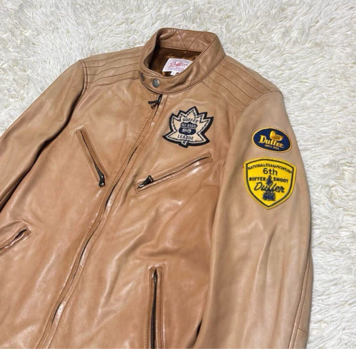 AVIREX ・PATCHED SINGLE RIDERSワッペン シングルライダース