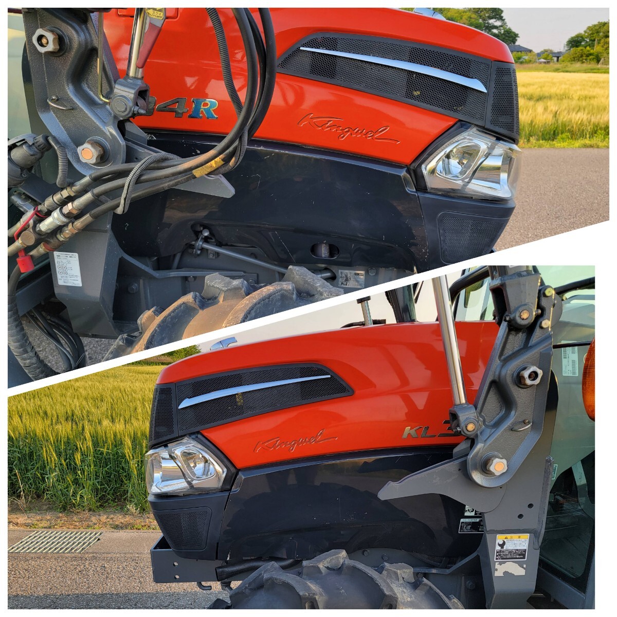  Kubota трактор power Claw KL34R * фронтальный погрузчик * автоматика . глубокий горизонтальный * 34 лошадиные силы * кондиционер 4WD * Nipro роторный SX1908