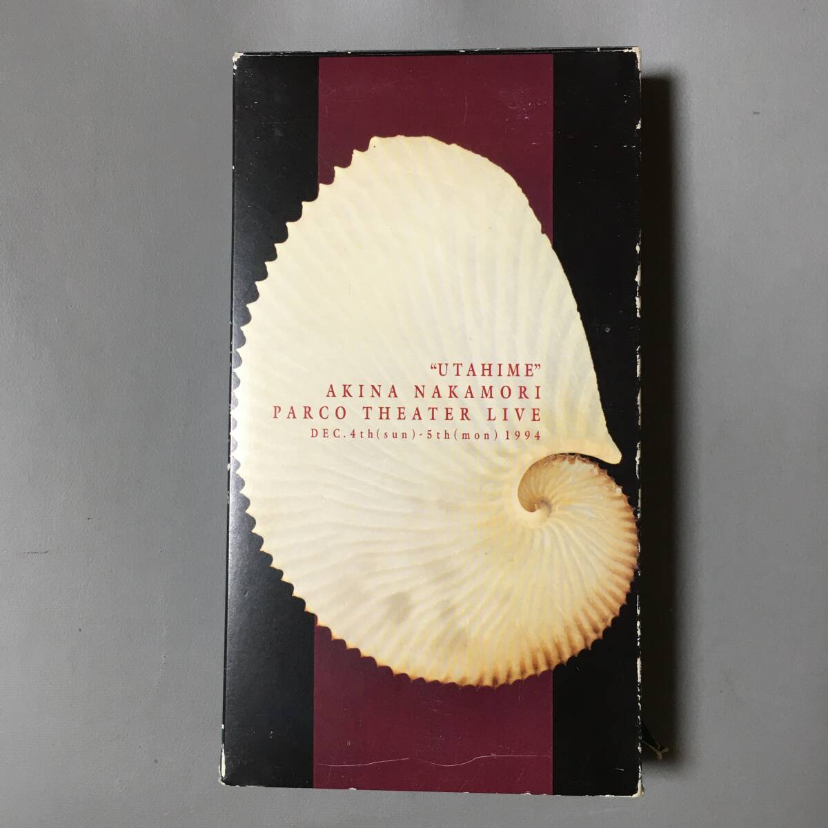 VHS 中森明菜 PARCO THEATER LIVE 歌姫 (1995) Fin めぐり逢った あの日のまま 二人して星座になれれば 夜の火も消えないわ 愛していたい