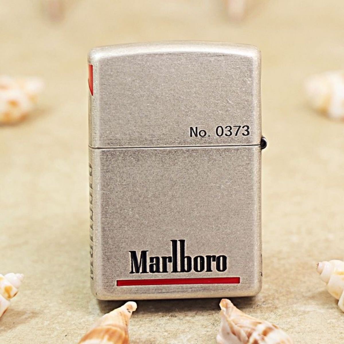 1円～希少品 ZIPPO Marlboro ジッポー マルボロ オイルライター 重量感 真鍮 未使用　
