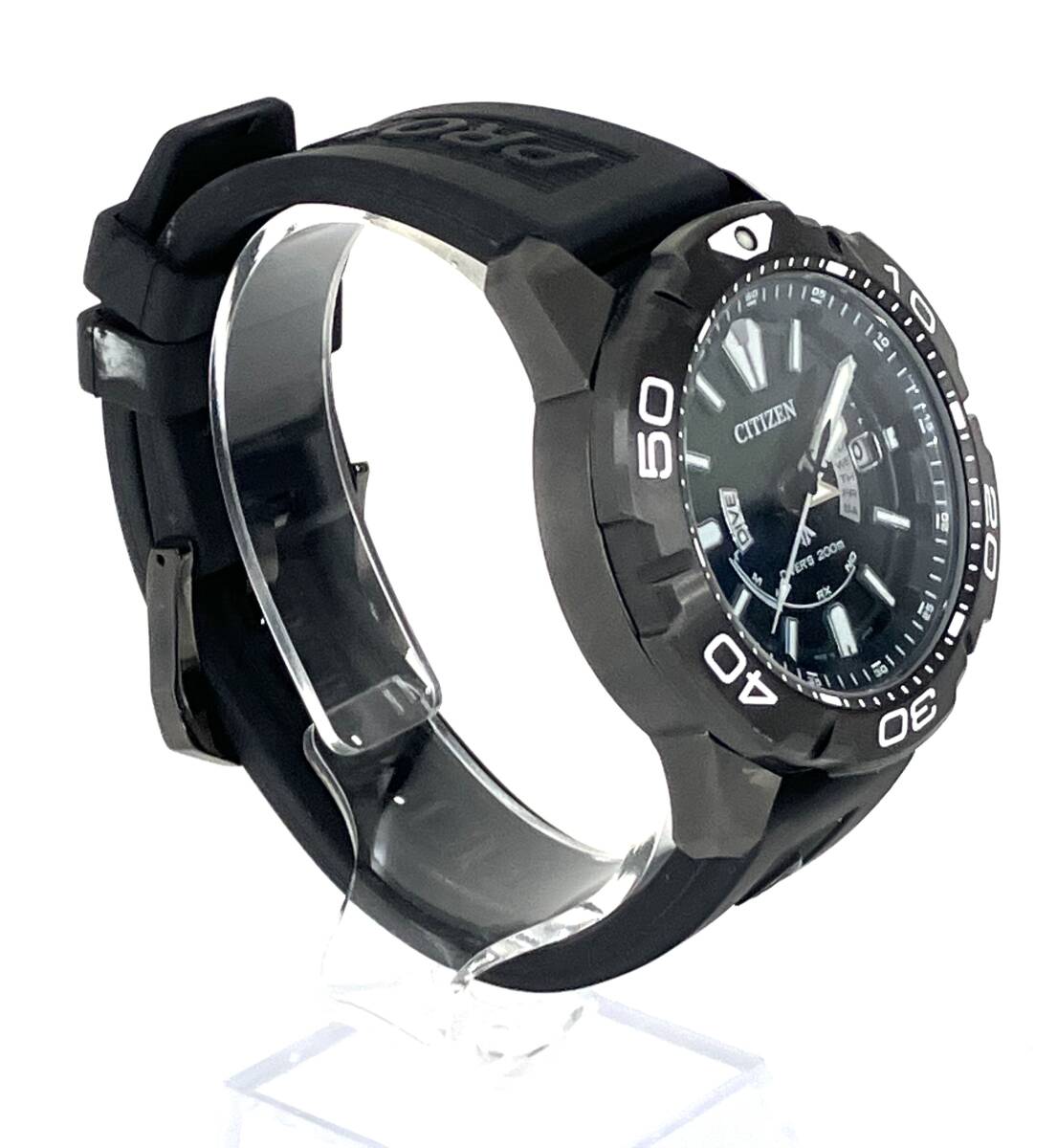 CITIZEN シチズン PROMASTER プロマスター H112-A106R01 AS7146-58W LIGHT in BLACK 2022 GREEN EDITION ダイバーズ 電波ソーラー 腕時計_画像3