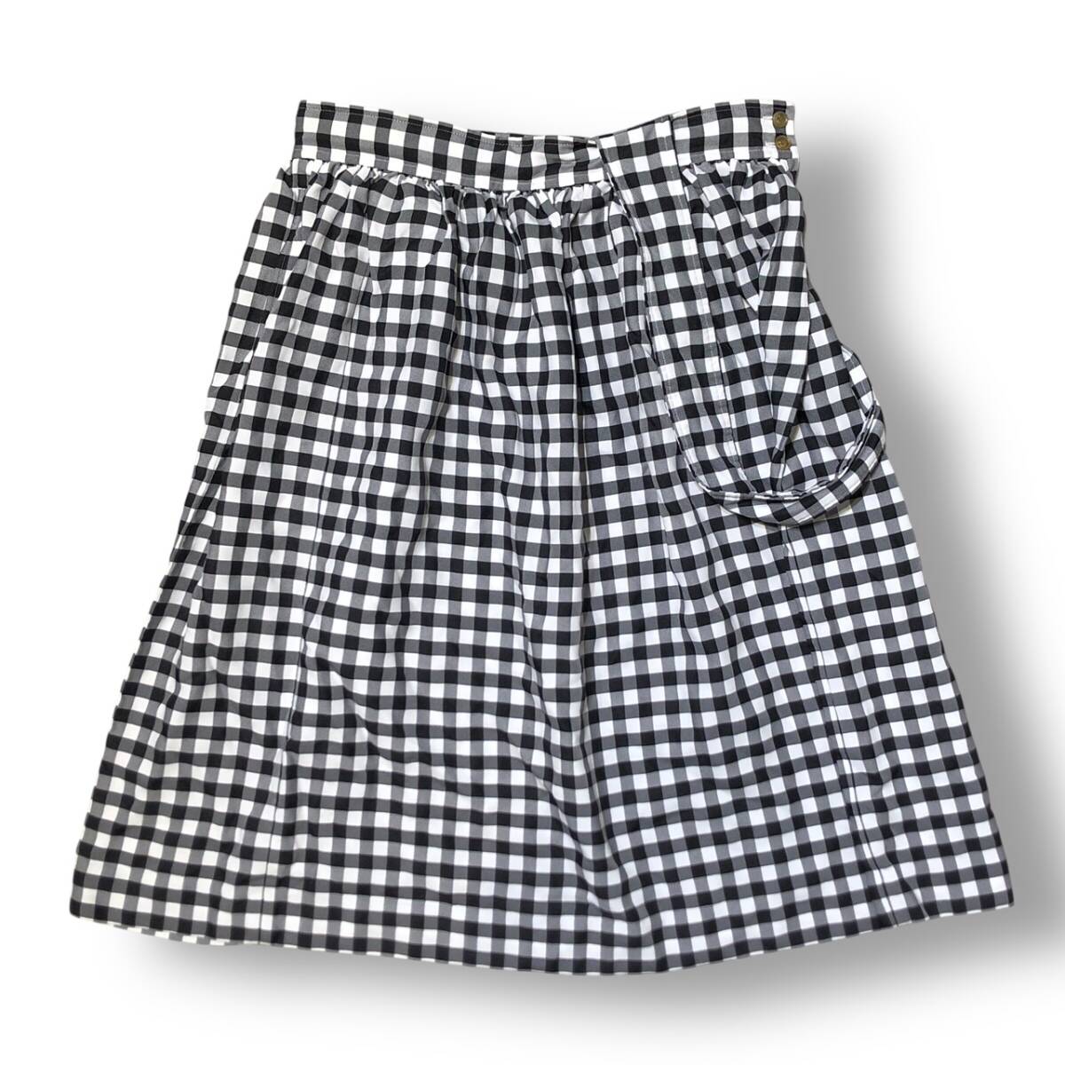24ss ギンガムチェック　スカート　ブラックコムデギャルソン 24ss BLACK COMME des GARCONS Gingham Check skirt ギンガム