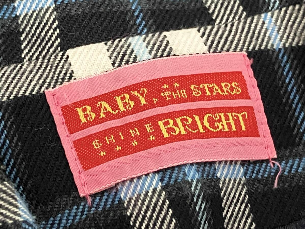 BABY THE STARS SHINE BRIGHT ネイビー／チェック／フリル／日本制 テーラードジャケット