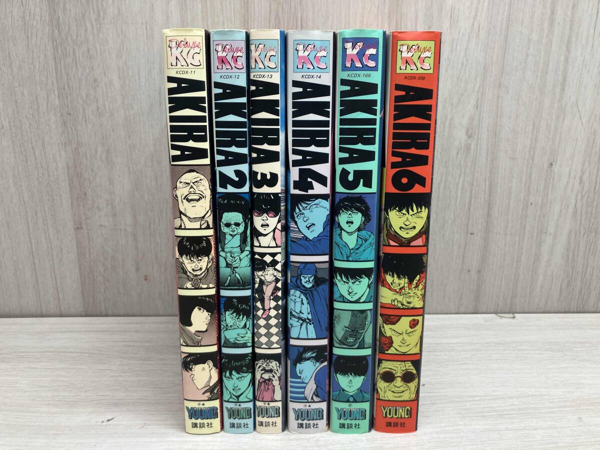 売れ筋商品 初版あり】AKIRA 全6巻セット アキラ OTOMO KATSUHIRO 大友克洋 全巻セット
