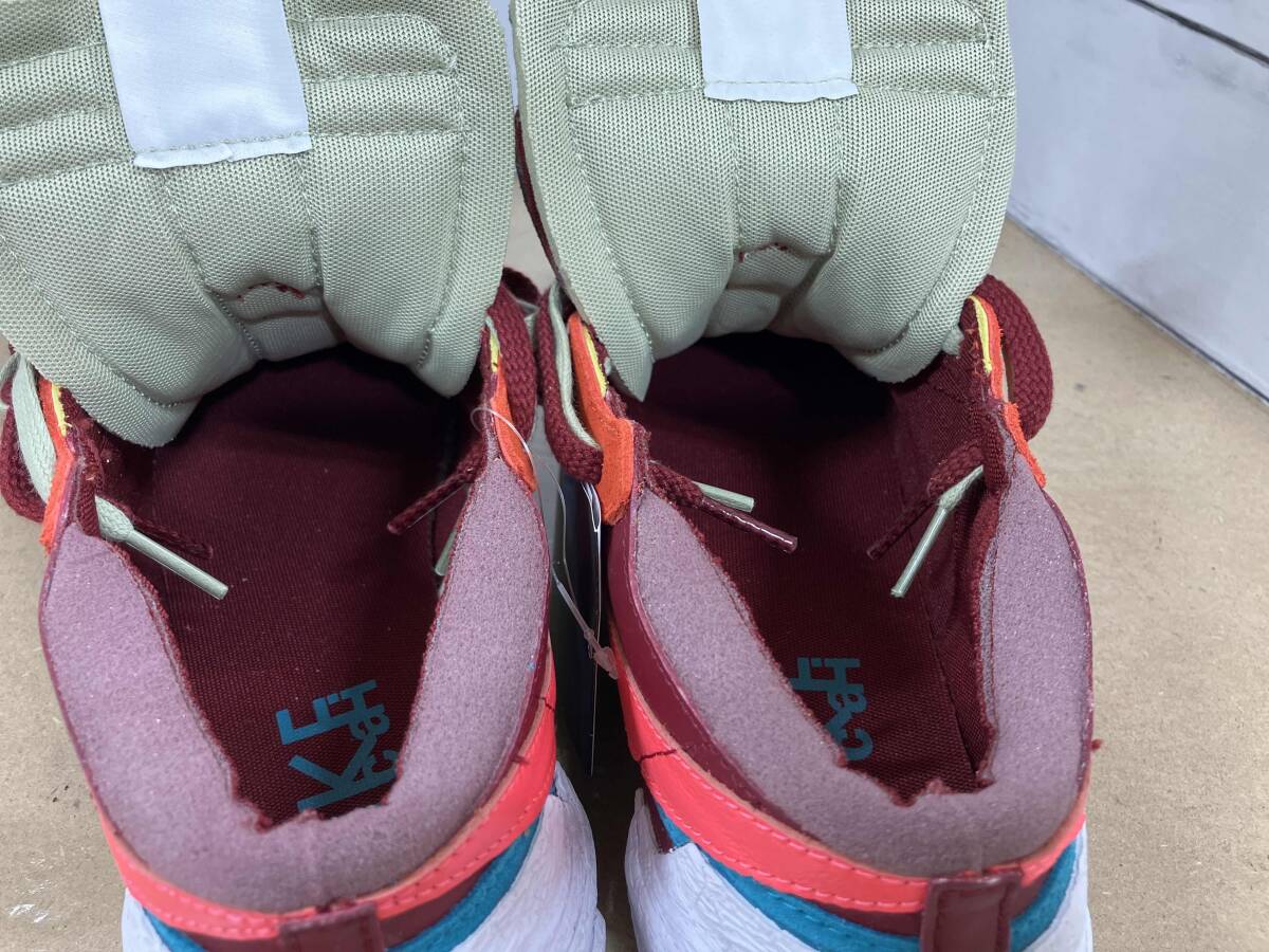NIKE × sacai ナイキ × サカイ KAWS BLAZERDM7901 スニーカー レザースニーカー ブレーザーLOW 26.5cm