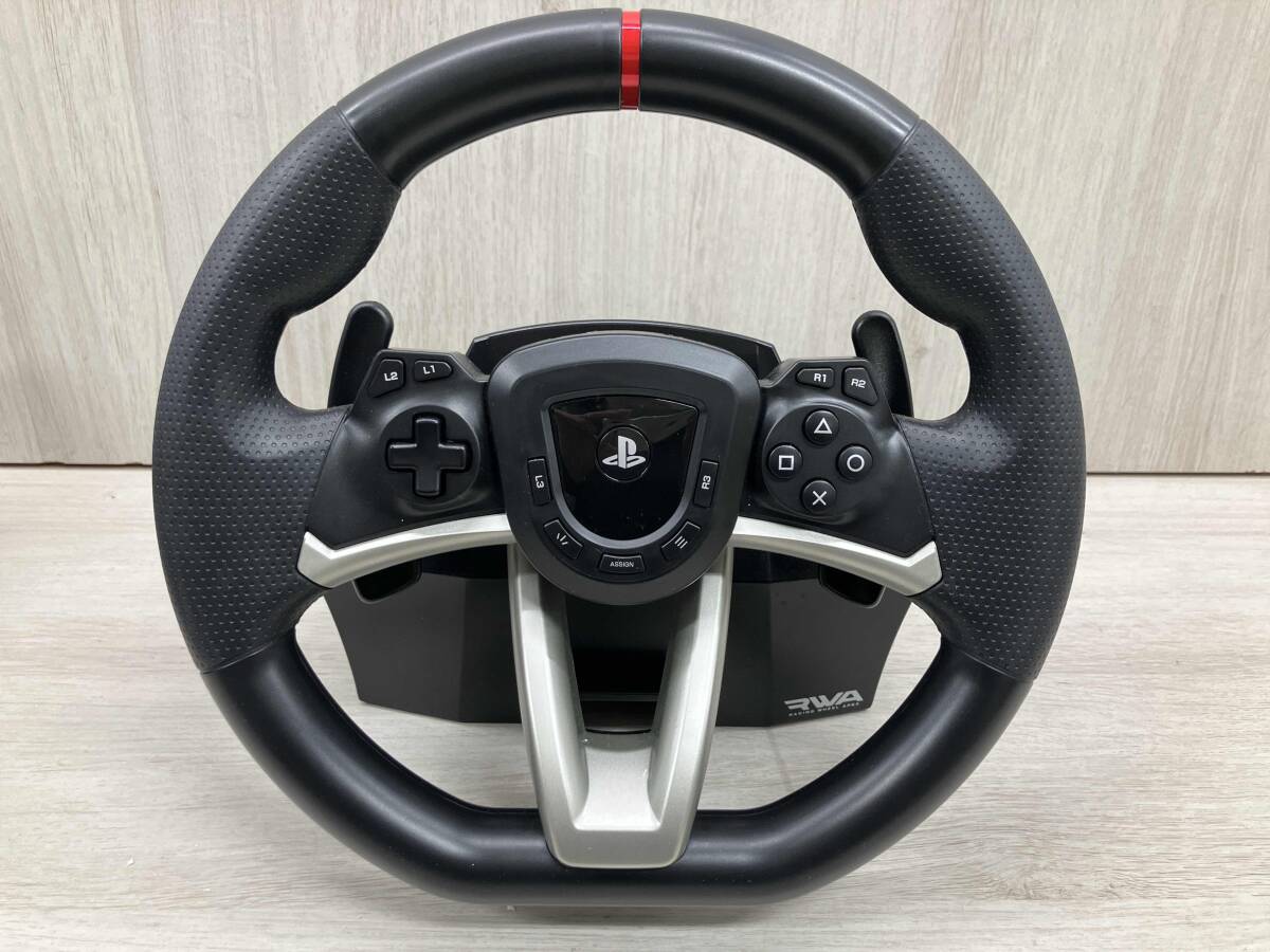 ジャンク 動作未確認 レーシングホイールエイペックス for PlayStation5,PlayStation4,PC_画像2