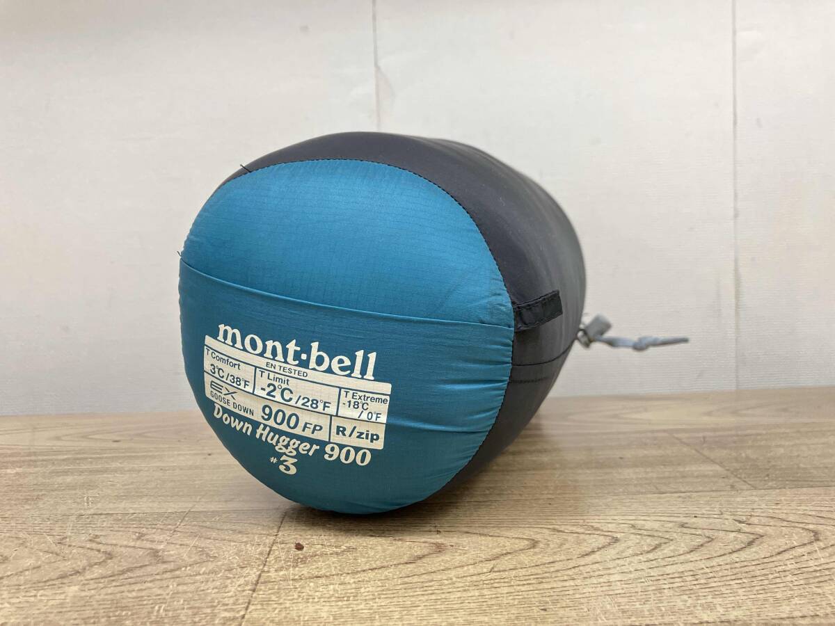 mont-bell モンベル Down Hugger 900 #3 ダウンハガー R/Zip 1121252 マミー型シュラフ 寝袋 スリーピングバッグ アウトドア マミー型シュラフ