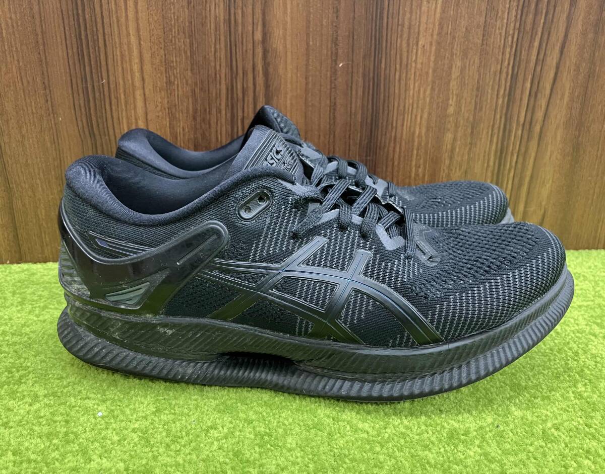 ASICS アシックスMeteRide ランニングシューズ 1011A142-002 メタライド サイズ約27cm ブラック系 スニーカー メンズ 靴_画像4