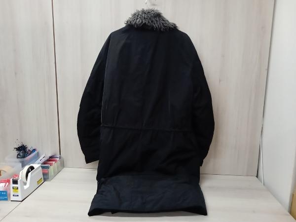 s'yte yohjiyamamoto TWILL WITH PADDED FUR 6WB CHESTER COAT その他コート サイズ3 ブラック サイト ヨウジヤマモト 店舗受取可