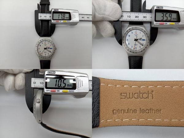 【Swatch】スウォッチ SYDNEY2000 三針 カレンダー クォーツ R7.4月電池交換済み WR 654-1 時計 腕時計 中古_画像5