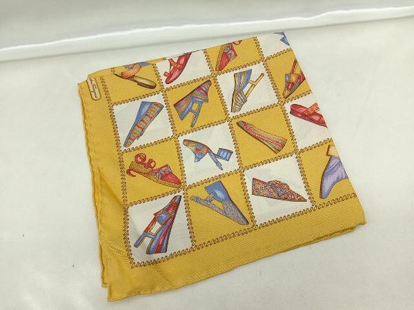 [Salvatore Ferragamo] примерно 42cm примерно 41cm шарф Salvatore Ferragamo сандалии рисунок женский б/у 