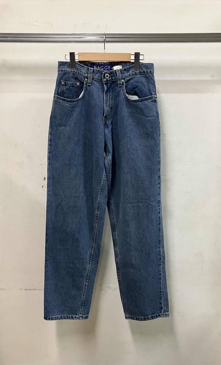 LEVI’S リーバイス silver Tab BAGGY バギー 44570-0891 ジーンズ ブルー アメリカ制 サイズW28 L32 汚れ