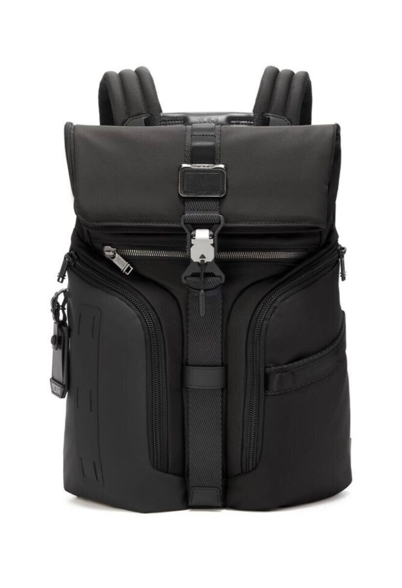 TUMI Alpha Bravo 「ロジスティック」バックパック ブラック リュックサック 黒
