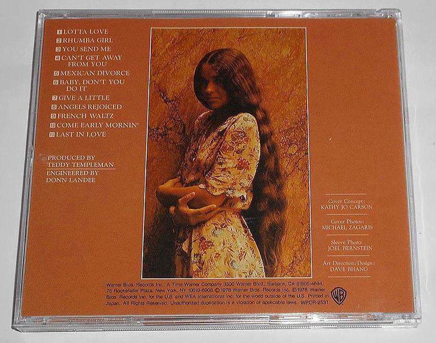 1997年盤◎解説/歌詞/対訳付『Nicolette 愛しのニコレツト Nicolette Larson』デゥビーブラザーズ,リトルフィートなど多數(shù)參加の78年 名盤