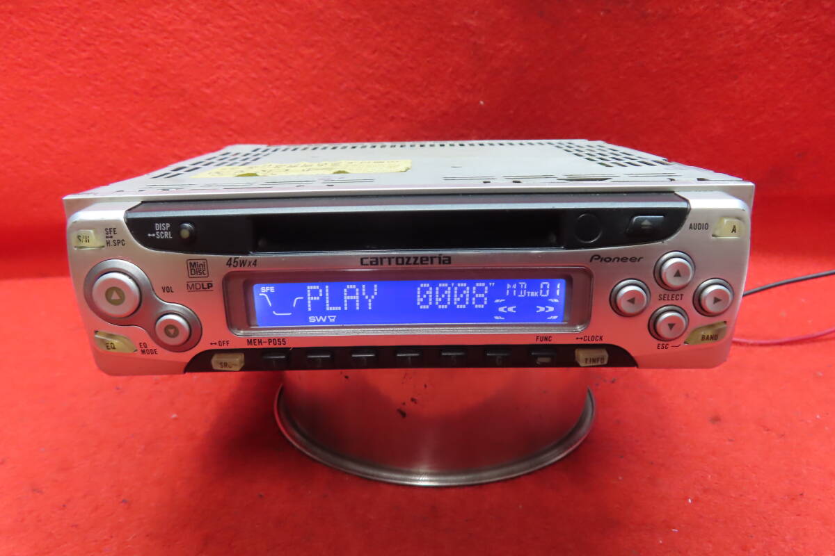 *CS1845* гарантия работы есть / Carozzeria MEH-P055 MD плеер / панель / Car Audio 1DIN