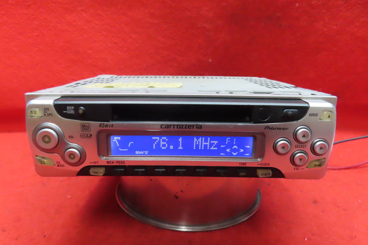 *CS1845* гарантия работы есть / Carozzeria MEH-P055 MD плеер / панель / Car Audio 1DIN
