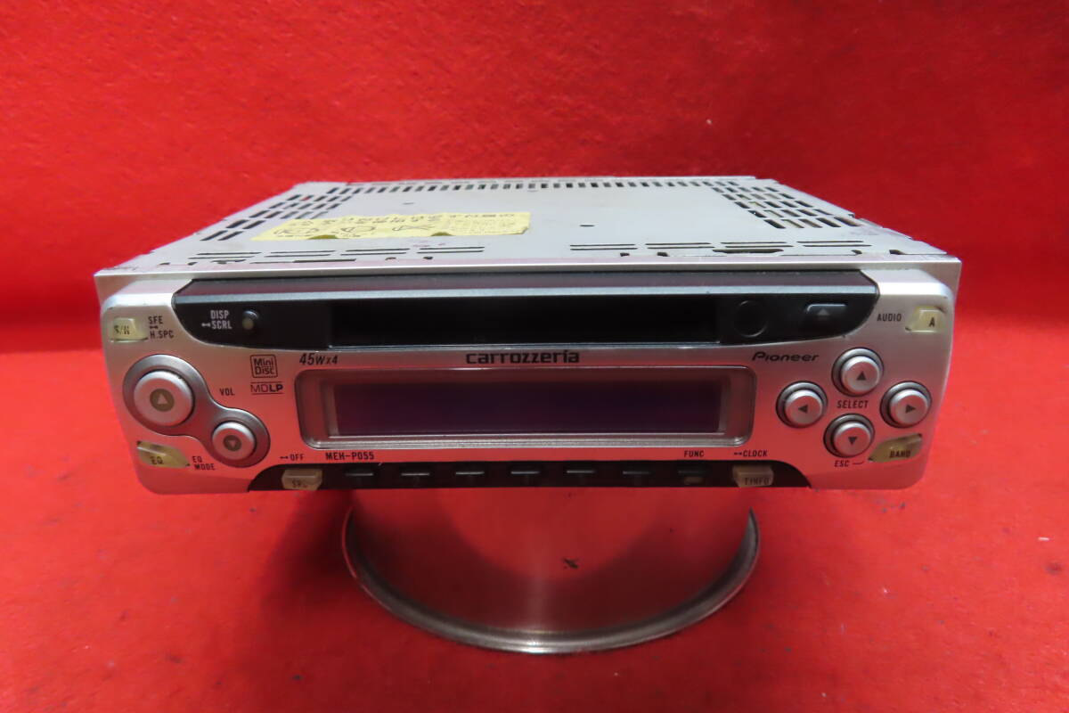 *CS1845* гарантия работы есть / Carozzeria MEH-P055 MD плеер / панель / Car Audio 1DIN