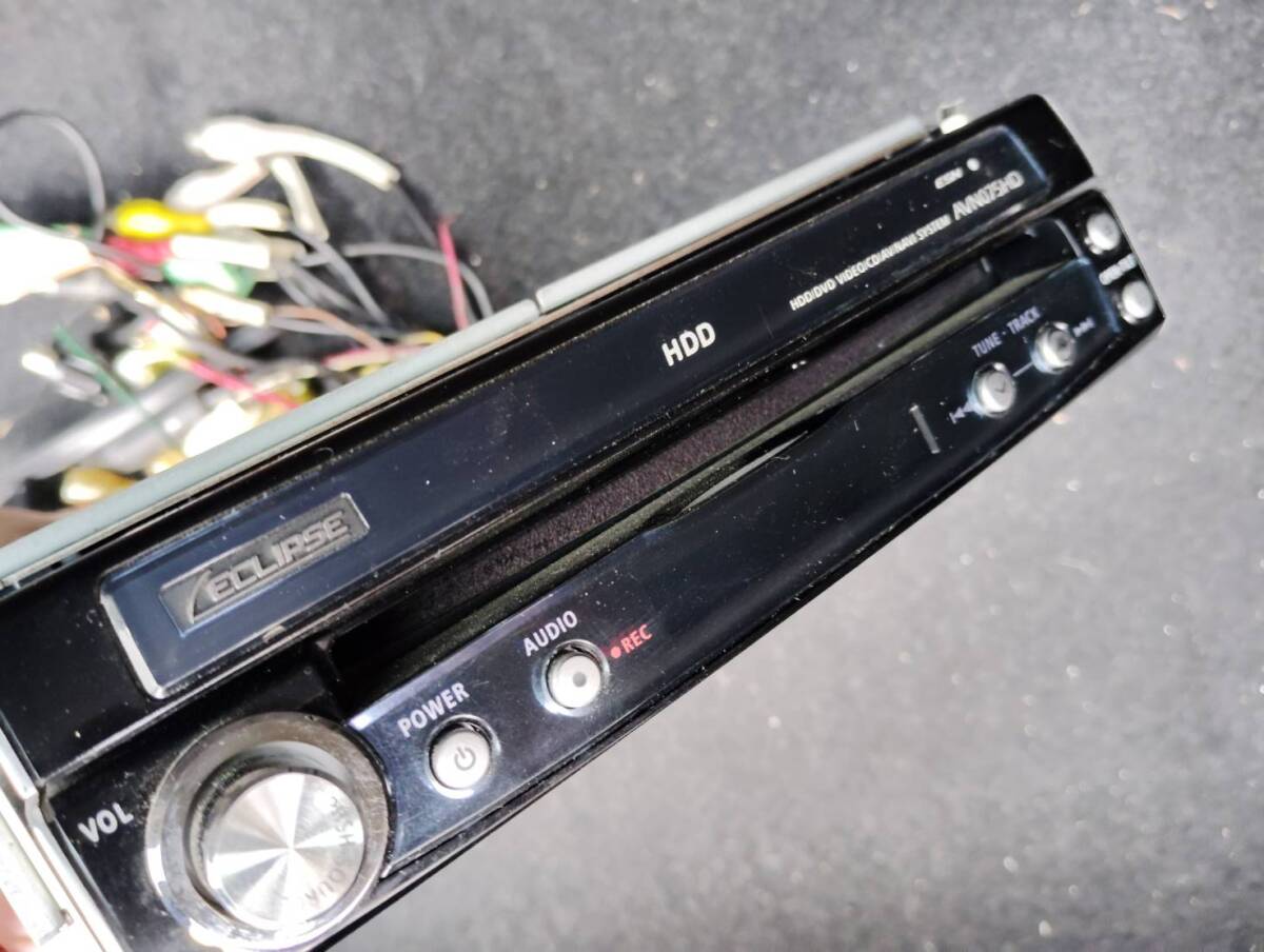 イクリプス AVN075HD インダッシュモニター HDDナビ カーナビ ナビ CD DVD オーディオ 通電OK ECLIPSE 