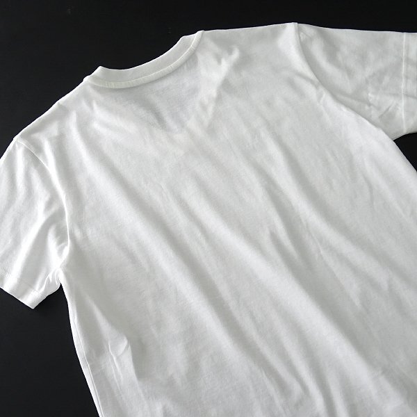 新品 ポールスミス ロゴ ワンポイント Vネック 半袖 Tシャツ LL 白 【I42037】 Paul Smith カットソー メンズ 吸水速干 ストレッチ