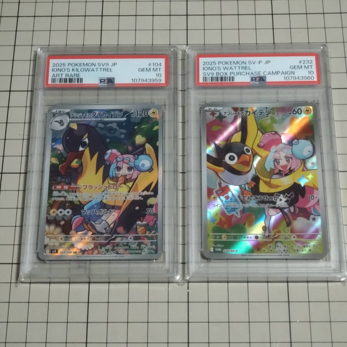 PSA10 ナンジャモのカイデン ナンジャモのタイカイデン PSA証明 PSA10 ナンジャモのカイデン ナンジャモのタイカイデン PSA証明