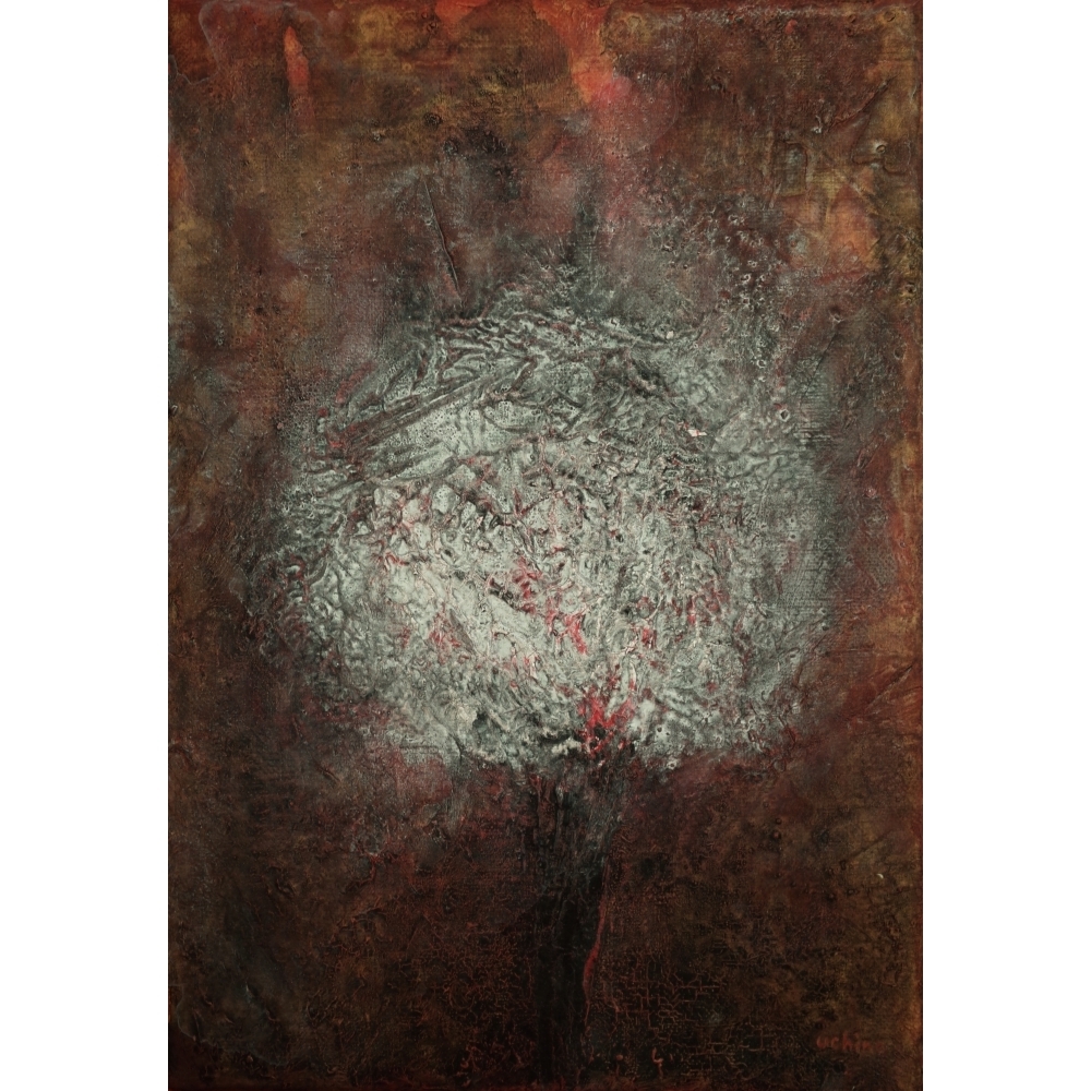 内野隆文 花 絵画 アクリル画 サムホール 現代美術 アート作品 額縁 真作 内野隆文 花 絵画 アクリル画 サムホール 現代美術 アート作品