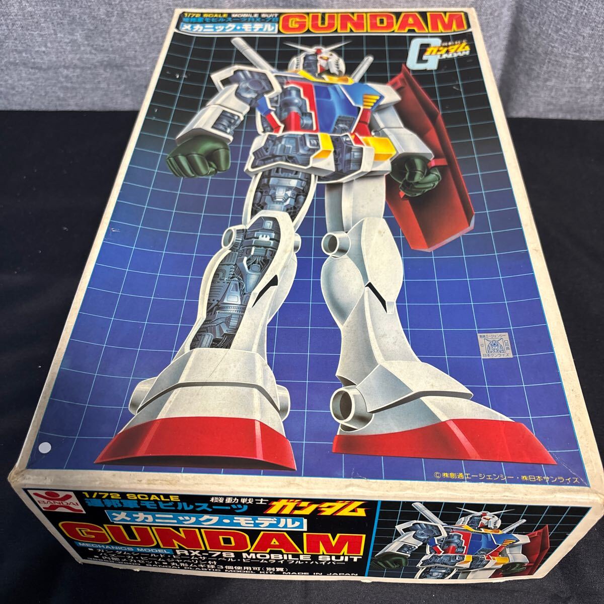 希少美品】1/60 ガンダム RX-78 ガンプラ 旧キット(バンザイマーク)