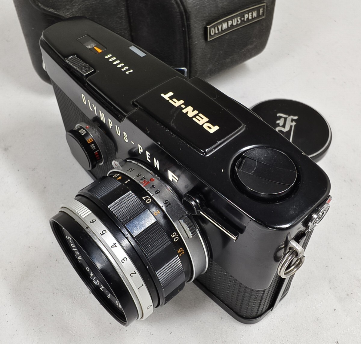 【リサイクル】 OLYMPUS PEN-FT ブラック Zuiko38mm レンズ付き オリンパス フィルムカメラ 1円スタート売り切りジャンク品 レトロ骨董品