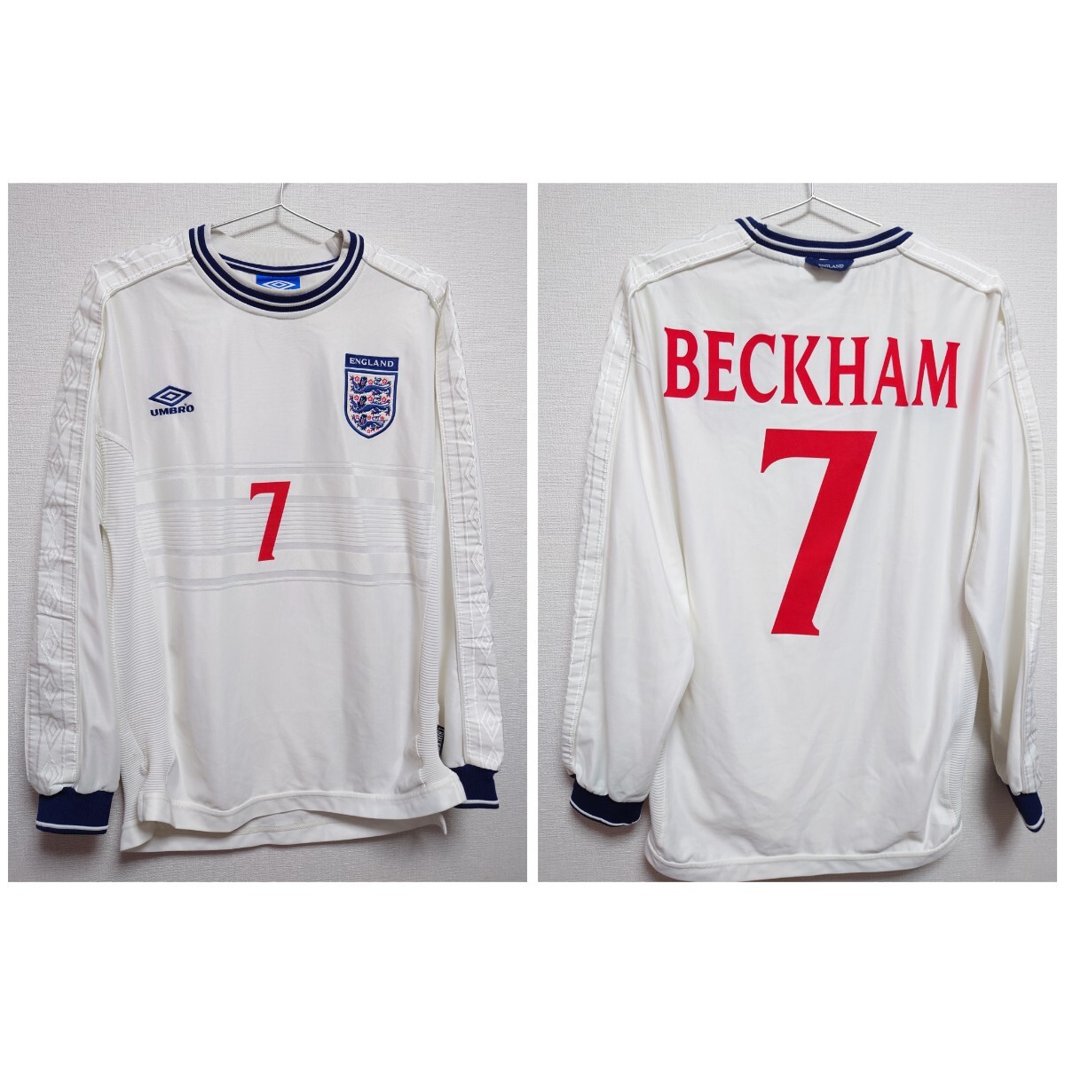 UMBRO　2000 イングランド代表　ベッカム　長袖　England national team　David Beckham