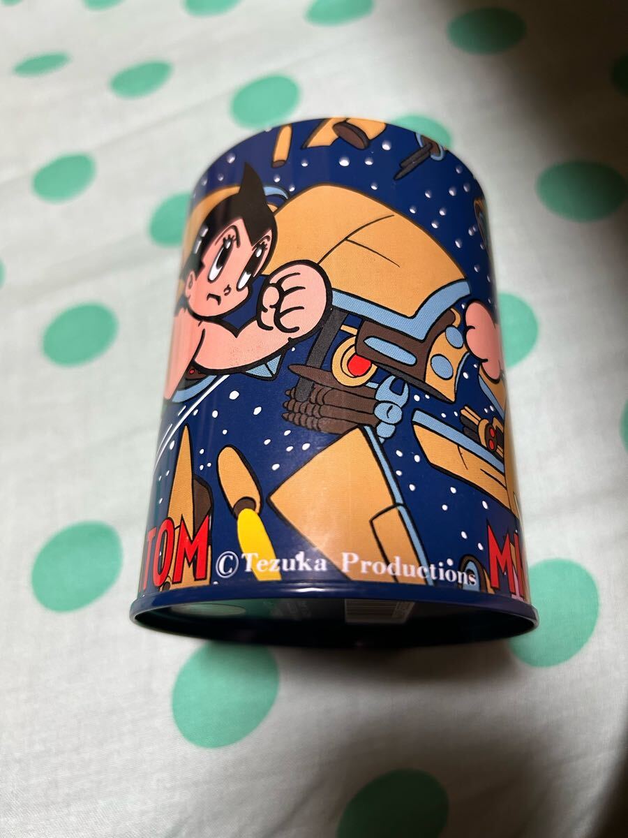＊レトロ＊激レア希少品　鉄腕アトム　ペン立て缶　小物入れ缶　サンリオ制　當(dāng)時(shí)物