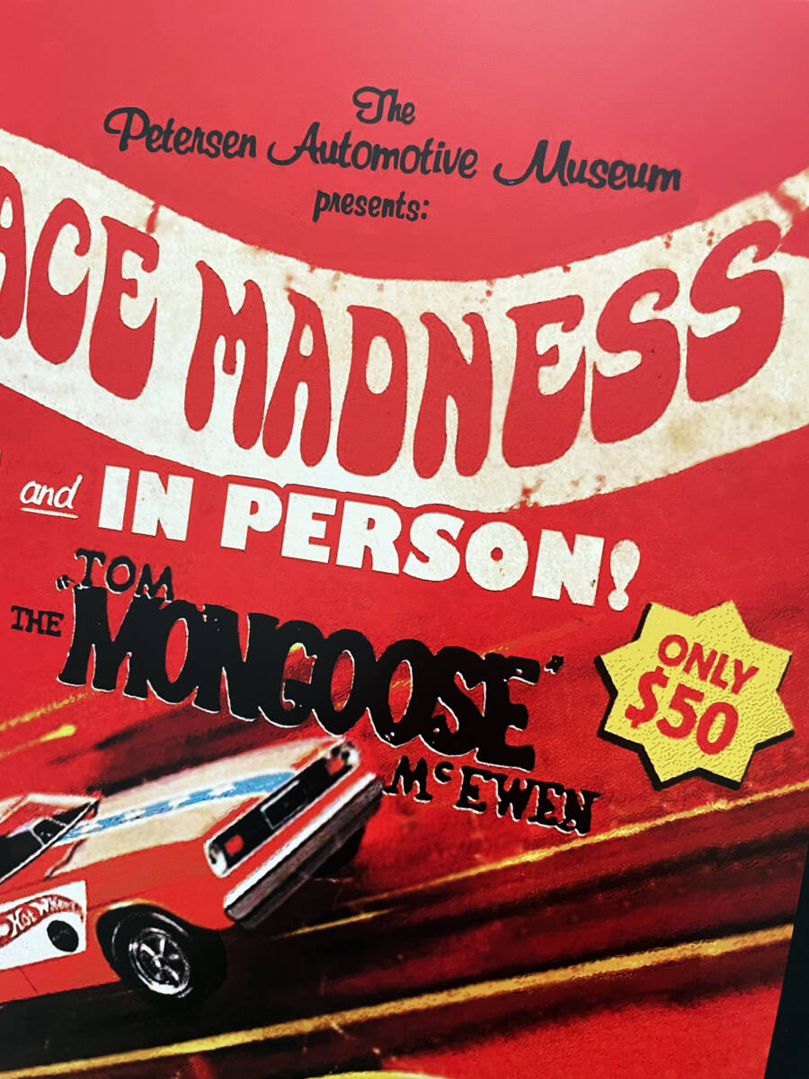 ポスター★Snake&Mongoose スネイク&マングース 2010年★Mopar/モパー/Hot Wheels/バラクーダ/ダスター/世田谷ベース/ファニーカー_画像3