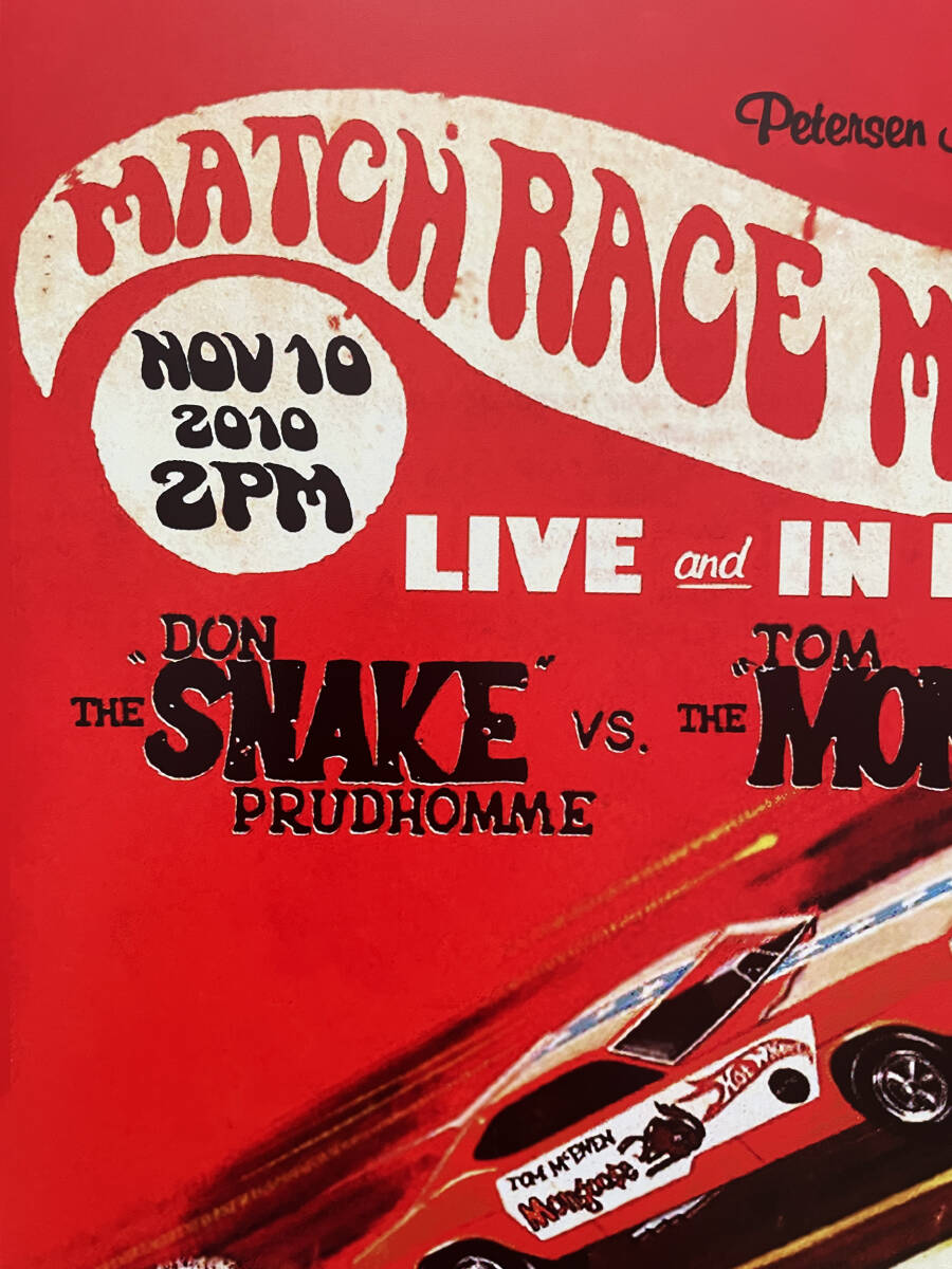 ポスター★Snake&Mongoose スネイク&マングース 2010年★Mopar/モパー/Hot Wheels/バラクーダ/ダスター/世田谷ベース/ファニーカー_画像5