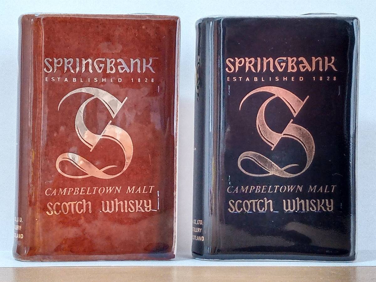 ミニチュア　Scotch Whisky 陶器ボトル 各種 ④（Springbank book style）