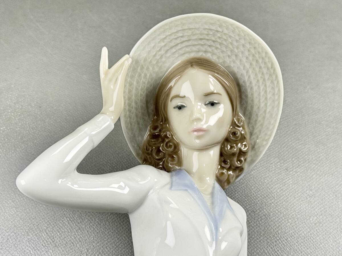 忠古堂】LLADRO リヤドロ フィギュリン 陶器人形 「春のそよ風