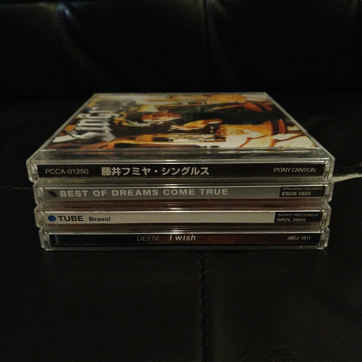 【送料無料】1990年代 CDアルバム 4タイトルセット　DEEN I wish TUBE Bravo! ドリカム BEST OF DREAMS COME TRUE 藤井フミヤ SINGLES