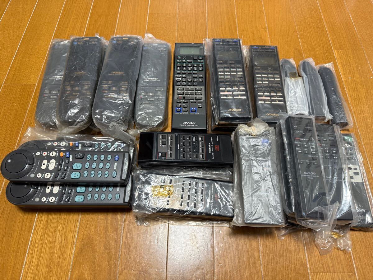 ビクター　 テクニクス　SONY ベータマックス 各種　 リモコン　未使用品　リモコンのみ　まとめ　いろいろ　ジャンク品　その他