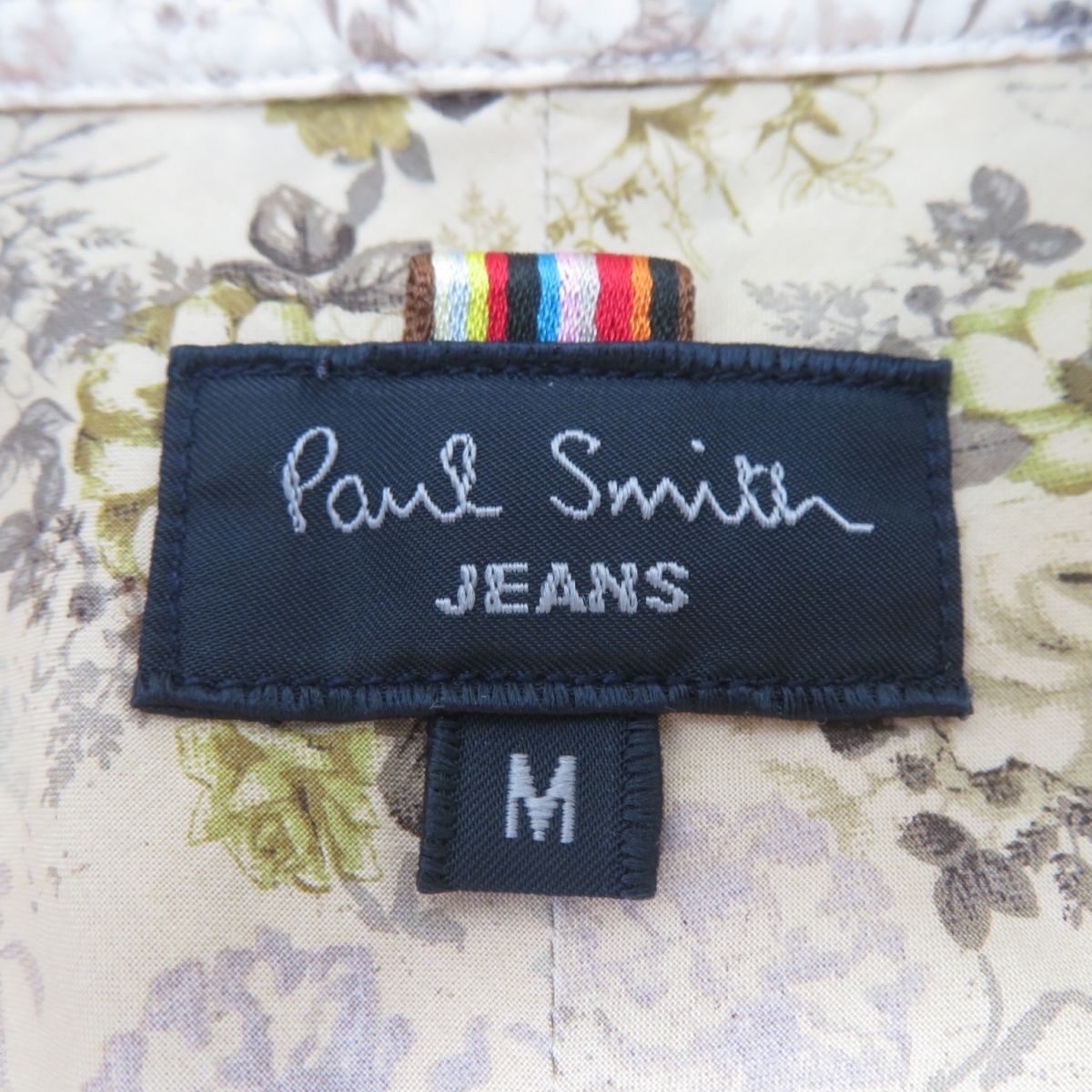 130s Paul Smith ポールスミス 半袖 花柄シャツ Mサイズ ※中古
