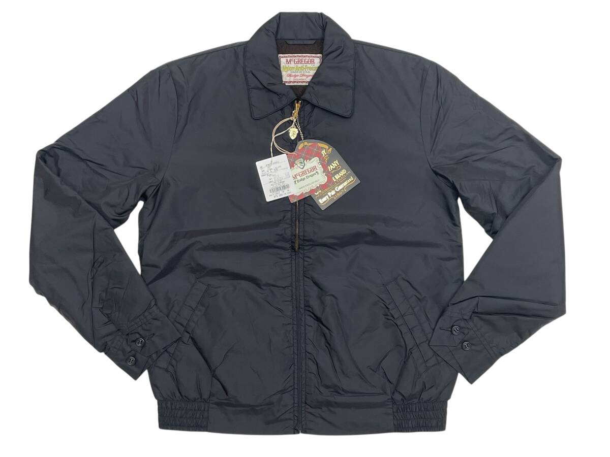 未使用品 黒 36 THE REAL McCOY'S MG10101 McGREGOR NYLON ANTI-FREEZE リアルマッコイズ マクレガー ナイロンアンチフリーズ ジャケット