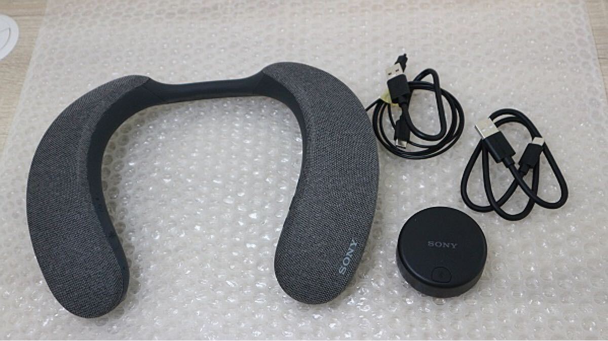 ★良品！ソニー SONY ワイヤレスネックバンドスピーカー SRS-NS7★AA25_画像1